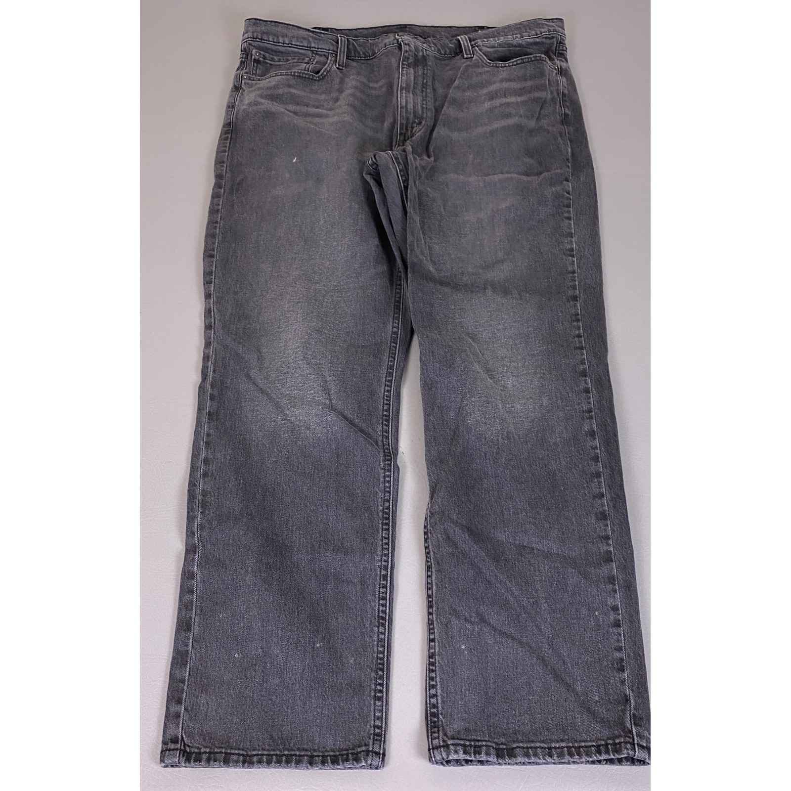 Levis 541 Athletic Taper Jeans Men's 40x32 Gray Denim Stretch *Distressed